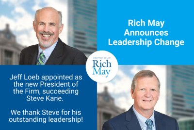 Rich May Announces Leadership Change Figure